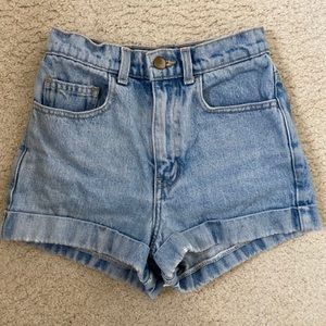 American Apparel High Waisted Shorts